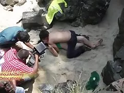 Negro pandilla con dos putas madrastras maduras